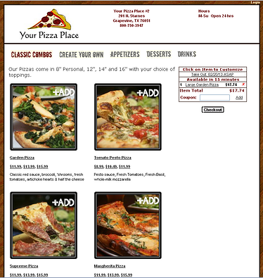 restaurant online ordering