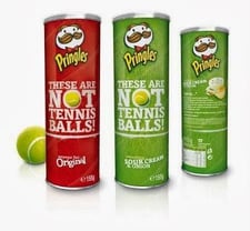 Pringles, Not Tennis Balls