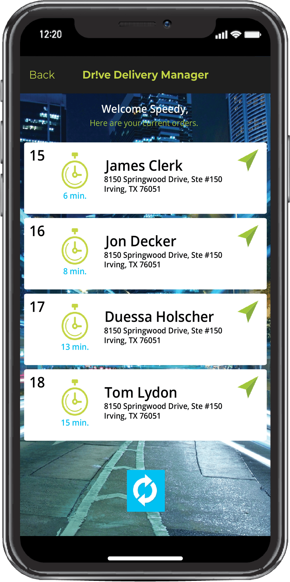 Drive_OrderList_Screen