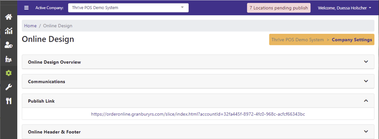 TOL Publish link (TCC)