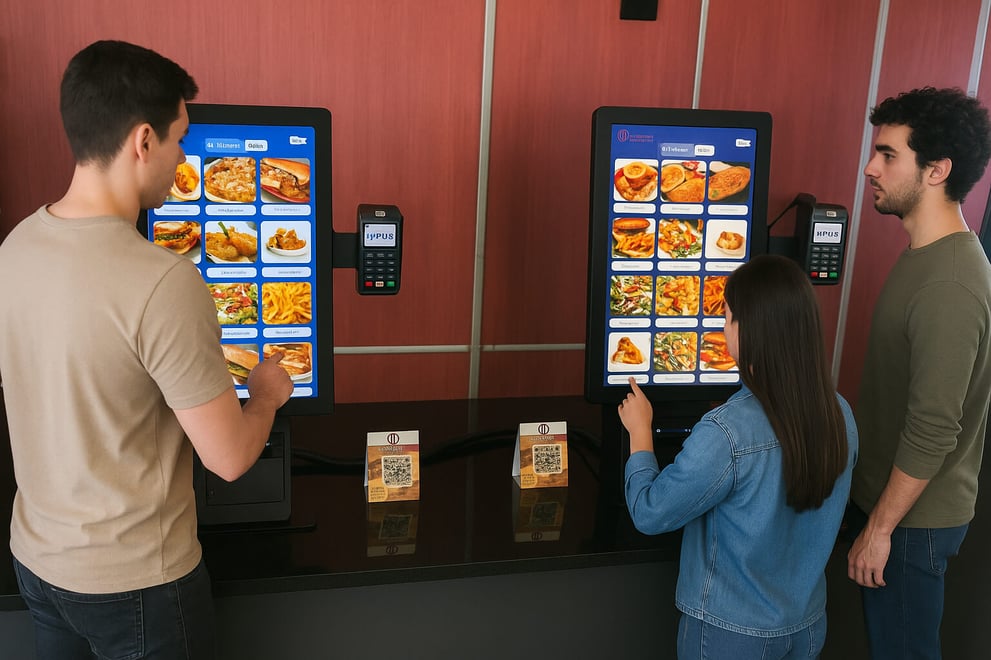 Driver Using Kiosk The Rise Of Self-Service Kiosks In Quick-Service Restaurants And Pizza ...