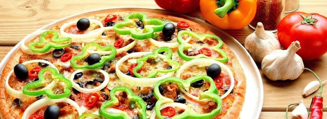 Veggie pizza for lent